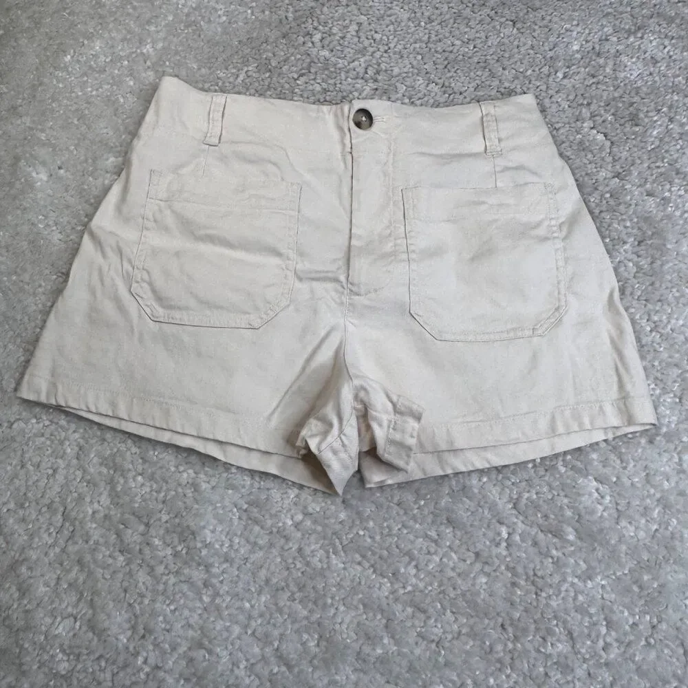 Anthropologie Maeve The Colette Short Ivory 31 - Picture 2 of 10